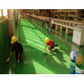 Dust proof high hardness epoxy self-leveling epoxy resin paint for floor